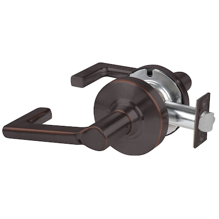 Schlage Grade 1 Passage Latch, Longitude Lever, Non-Keyed, Aged Bronze Finish, Non-Handed ND10S LON 643E